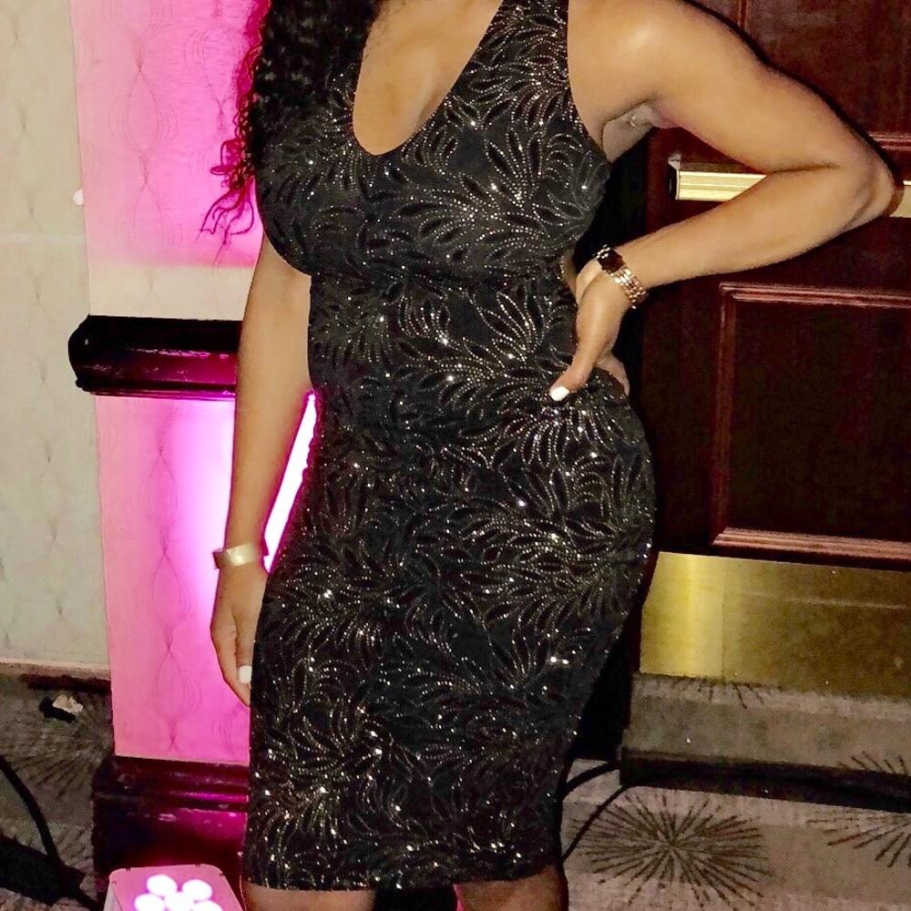 Black sparkly dress